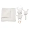 JABADABADO Dárková sada s mušelínovou dekou Bunny
