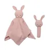 JABADABADO Dárková sada s chrastítkem Bunny Pink