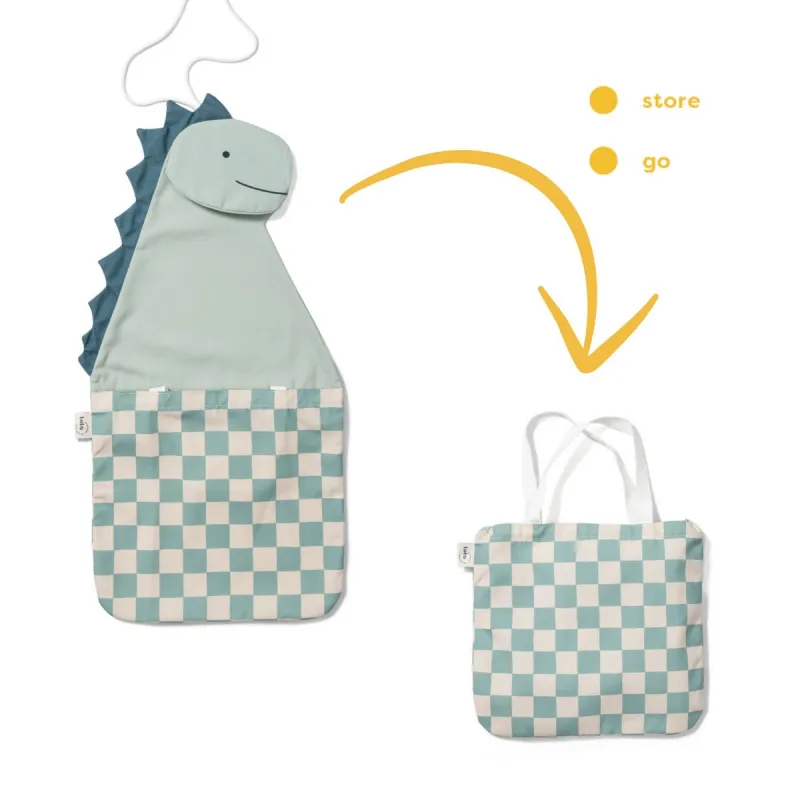PLAY AND GO Toto Nástěnný organizér a taška Dino