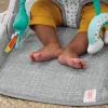 BRIGHT STARTS Křesílko učicí s hračkami připravené na cestování Learn-to-Sit™ Grey, 4m+