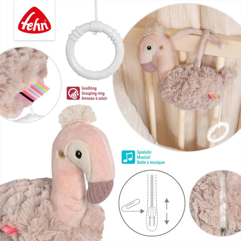 Baby Fehn Hrací plameňák, Pink