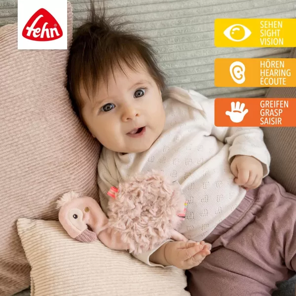 Baby Fehn Chrastítko plameňák, Pink