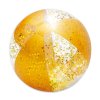 MAC TOYS Nafukovací míčse třpytkami žlutý, 51 cm