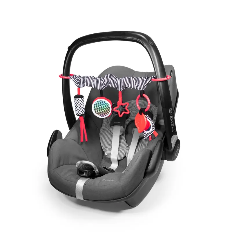 CANPOL BABIES Hračka kontrastní závěsná na kočárek/autosedačku Sensory