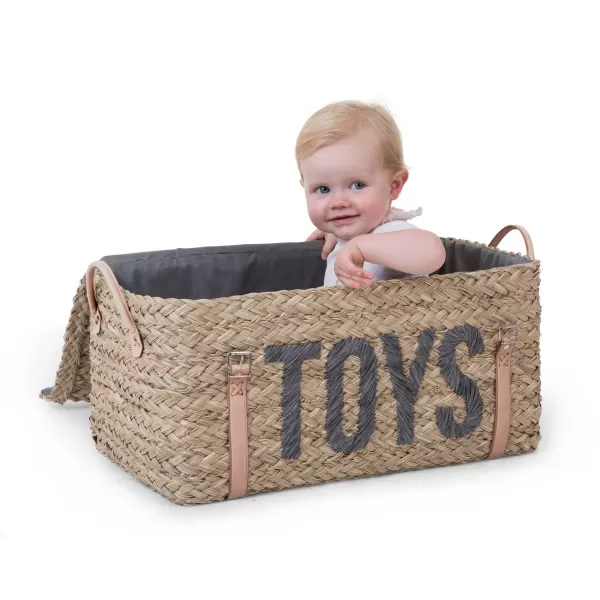 Childhome Slaměné koše na hračky 2 ks