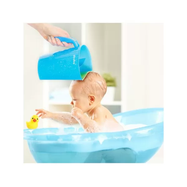 Akuku Nádobka na umývání vlasů bílo-mátová