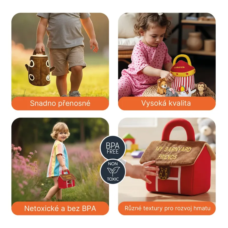 Zopa Plyšový set hraček