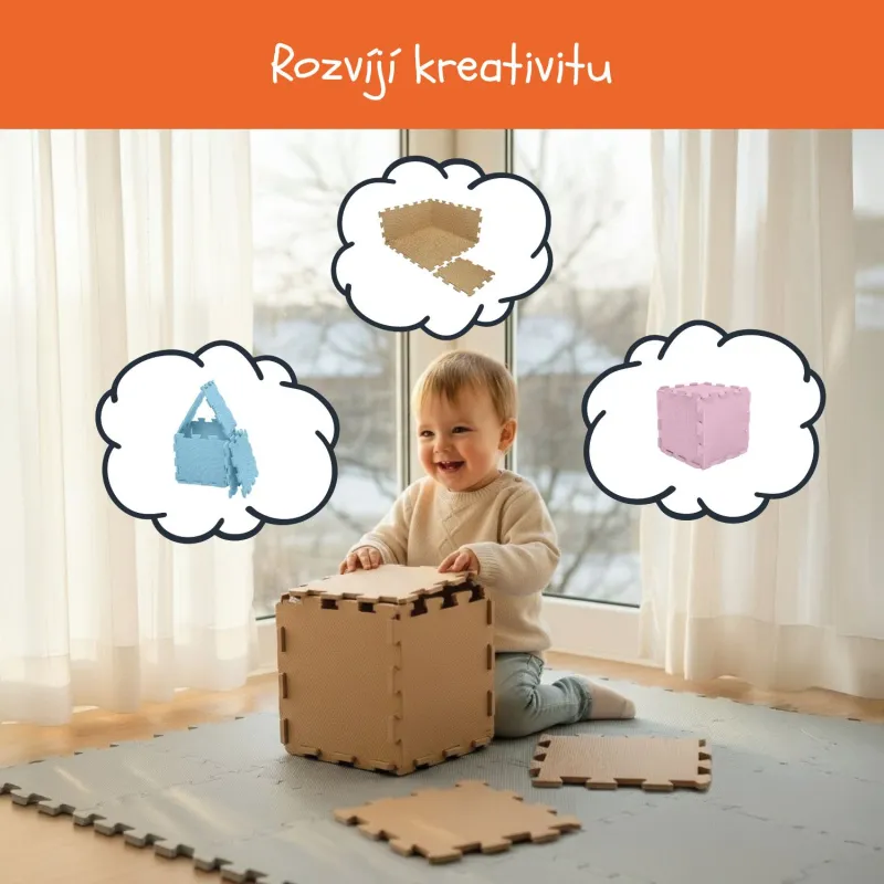 Zopa Pěnová podložka Puzzle 30x30 cm 9ks