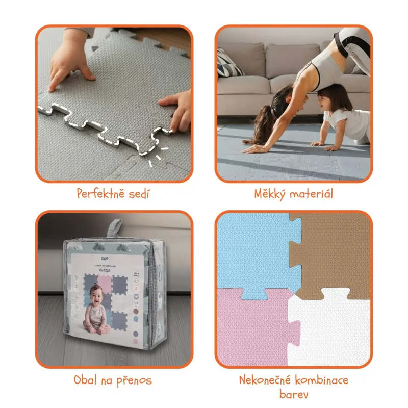 Zopa Pěnová podložka Puzzle 30x30 cm 9ks