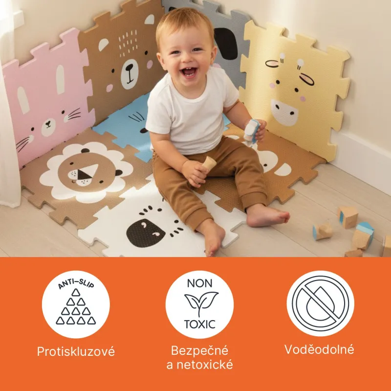 Zopa Pěnová podložka Puzzle 30x30 cm 9ks